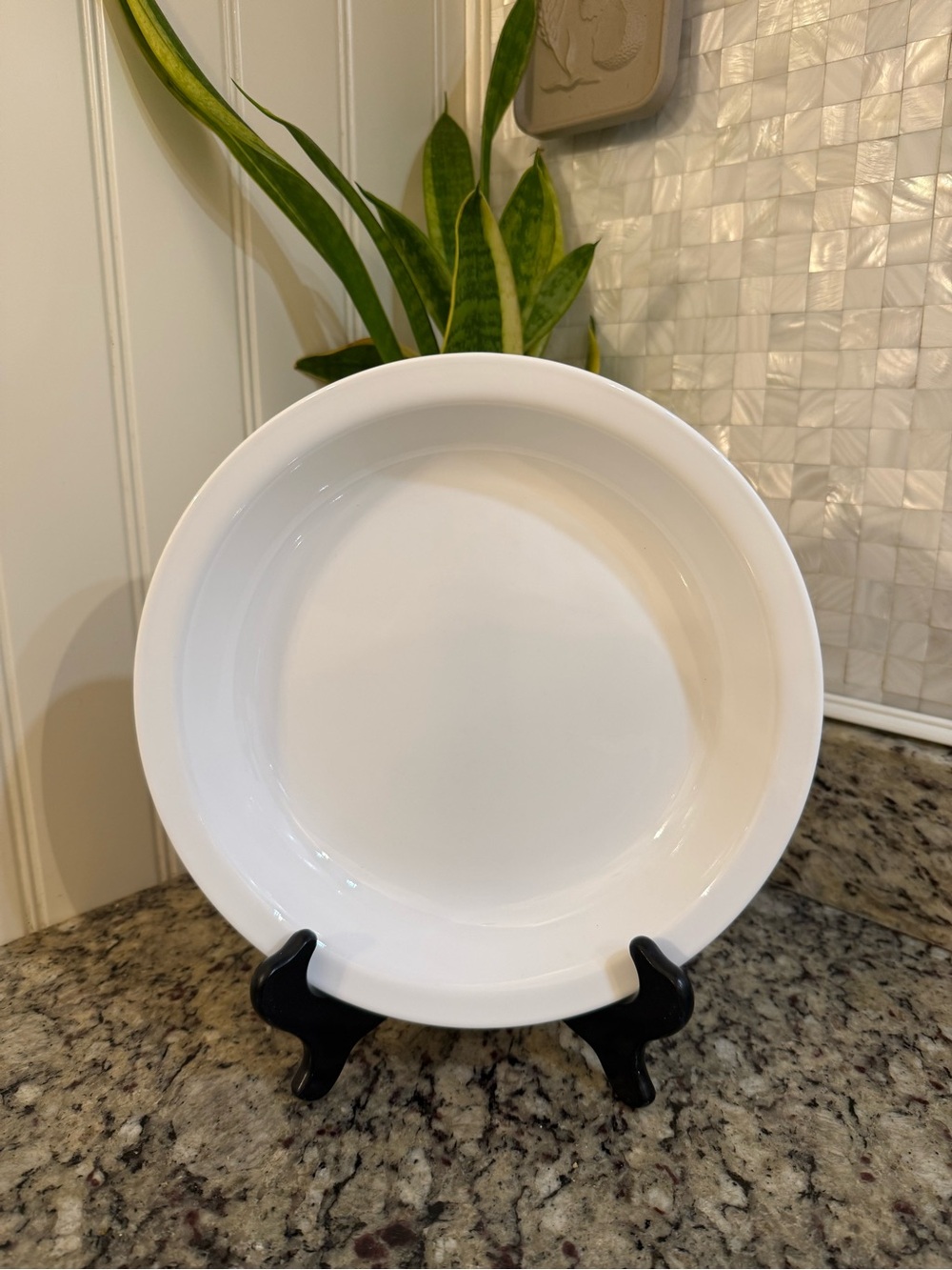 Corelle Winter Frost White Pie Plate - 10-1/4”